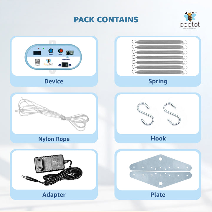Automatic Baby Cradle Device with Springs | Automatic Cradle Spring-07 ...