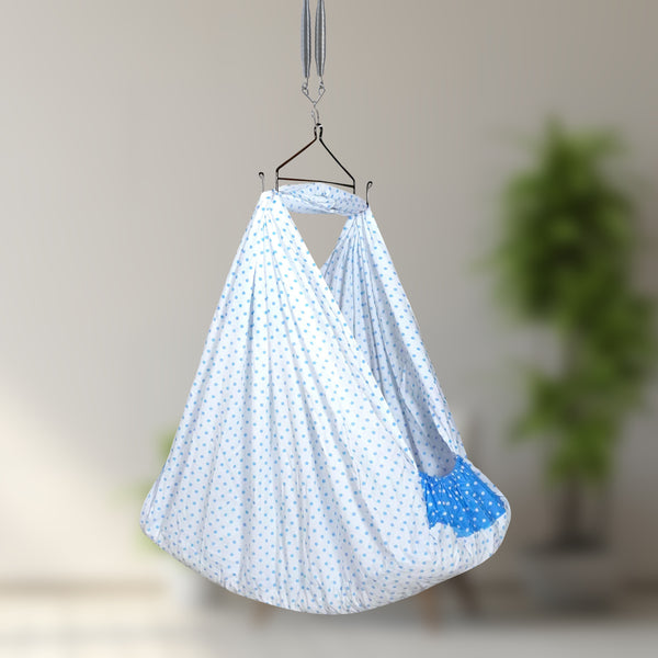 Baby Cradle Lt Blue Premium
