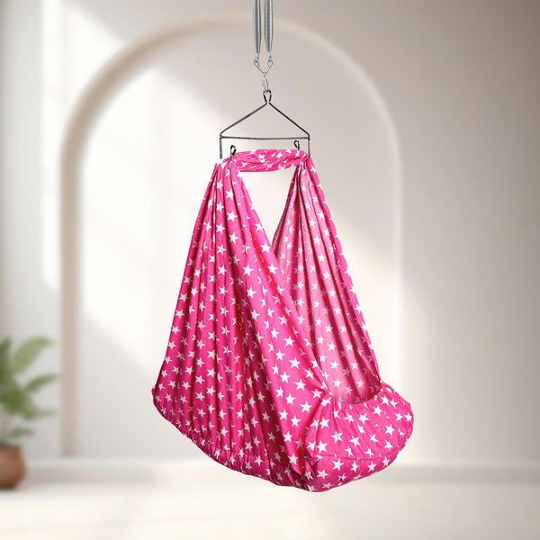 Baby Cradle Pink Star FS